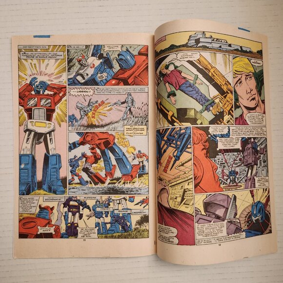 Transformers #12 (1986) Marvel Comics, US Edition, VF - Picture 7 of 13